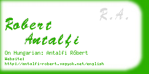 robert antalfi business card